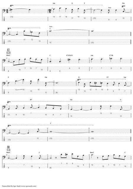 You Re My Best Friend Queen John Deacon Complete And Accurate Bass Transcription Whit Tab Page 2