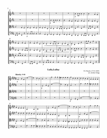 10 Christmas Canons String Quartet Page 2