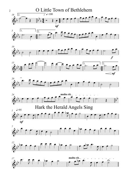 10 Christmas Carols For Flute Duet Page 2