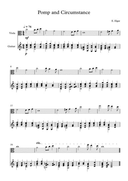 10 Easy Classical Pieces For Viola Guitar Page 2