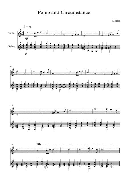 10 Easy Classical Pieces For Violin Guitar Page 2