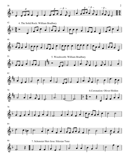 10 Hymn Tunes For Recorder Page 2