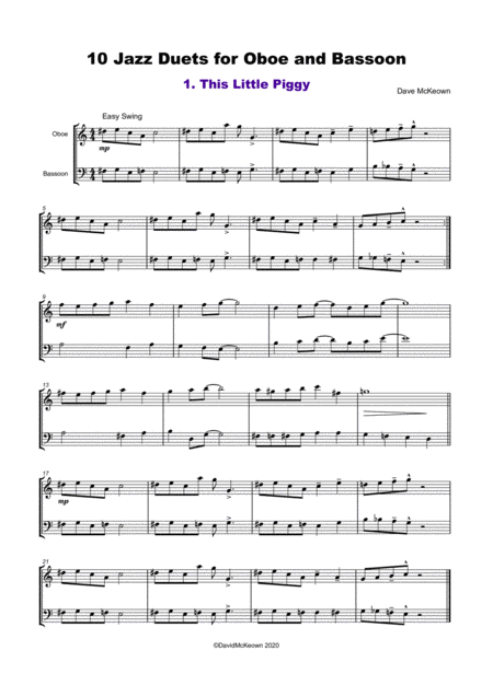 10 Jazz Duets For Oboe And Bassoon Page 2