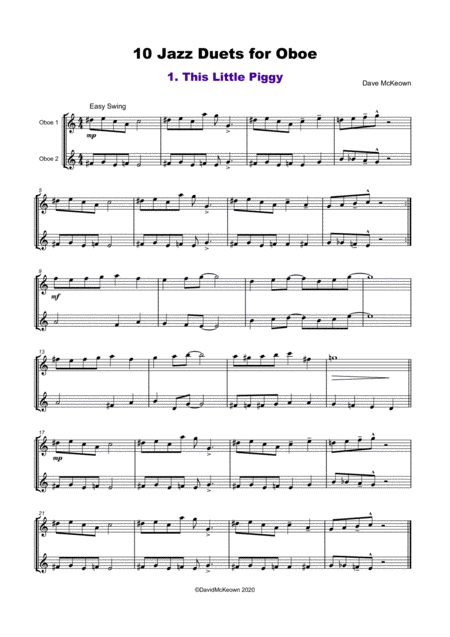 10 Jazz Duets For Oboe Page 2