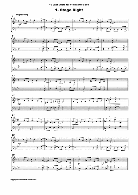 10 Jazz Duets For Violin And Cello Page 2