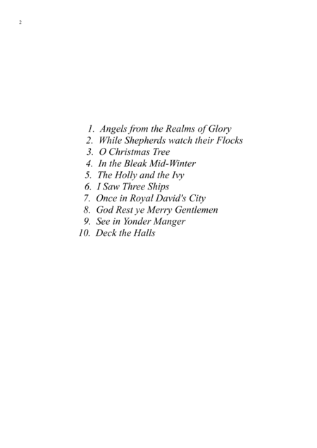 10 More Christmas Carols For String Quintet Page 2