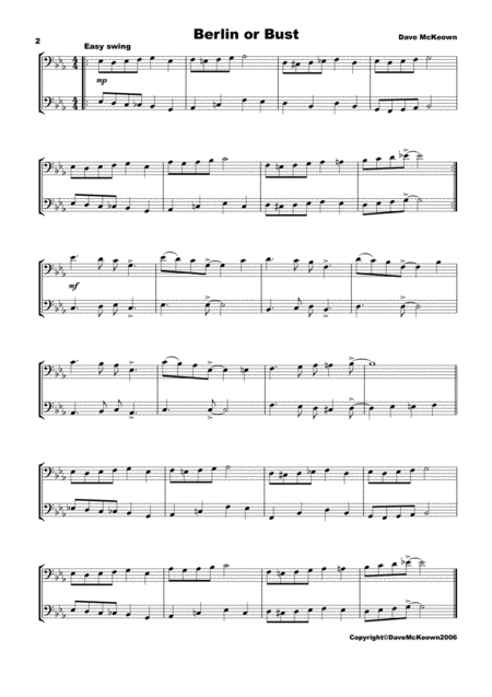 10 Swing Duets For Trombone Page 2