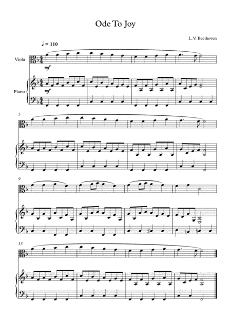 10 Wedding Songs For Viola Piano Page 2