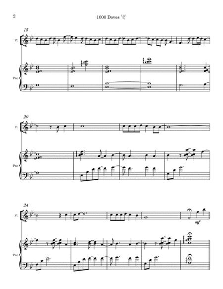 1000 Doves Flute And Piano Page 2