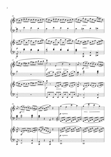 12 L Adieu Farewell 25 Progressive Studies Opus 100 For 2 Pianos Friedrich Burgmller Page 2