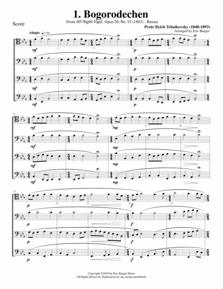 12 Slavic Chorals From The Romantic Era For Trombone Or Low Brass Quartet Page 2