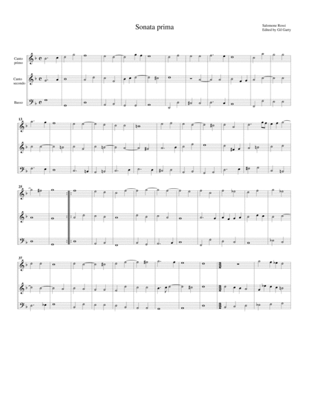 12 Trio Sonatas Book 4 1622 Page 2