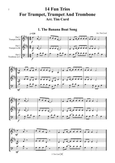 14 Fun Trios For Trombone Page 2