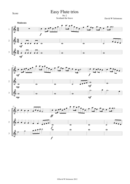 15 Easy Flute Trios Page 2