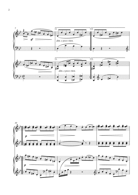16 Douce Plainte Tender Grieving 25 Progressive Studies Opus 100 For 2 Pianos Friedrich Burgmller Page 2