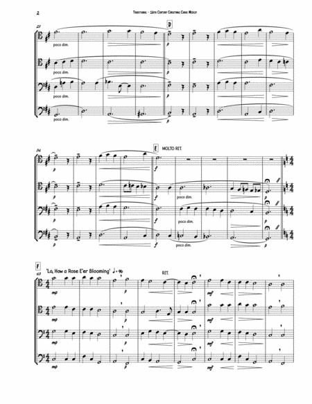 16th Century Christmas Carol Medley For Trombone Quartet Page 2