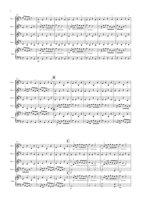 1812 Overture For Violin Quartet Page 2