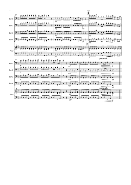 2 Classical Favourites For Bassoon Quartet Volume One Page 2