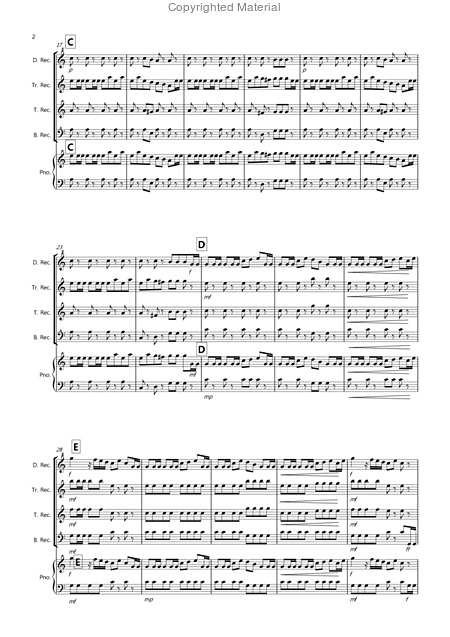 2 Classical Favourites For Recorder Quartet Volume Four Page 2