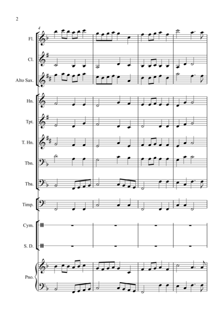 2 Classical Favourites For School Concert Band Volume Three Page 2