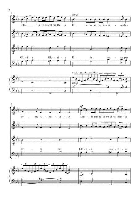 2 Gloria From Missa Ritornelli For Sopran Solo Mixed Choir Organ Page 2