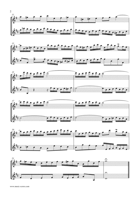 2 Part Invention No 1 Tenor And Baritone Saxophone Duet Page 2