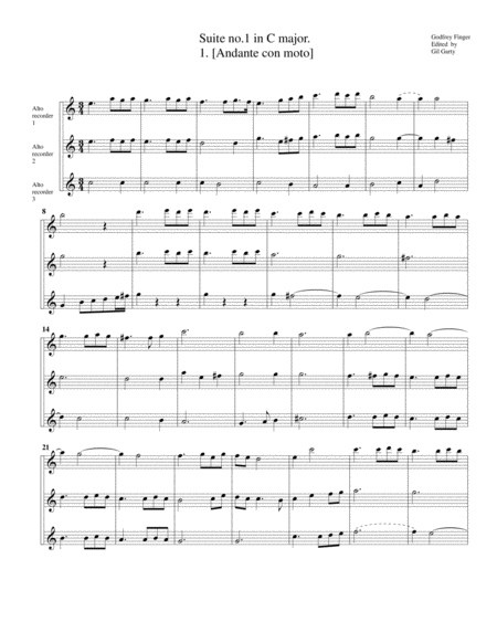 2 Suites For 3 Alto Recorders Page 2