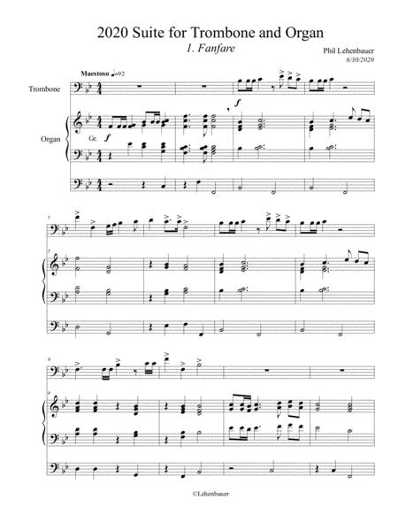 2020 Suite For Trombone And Organ Complete By Phil Lehenbauer Page 2