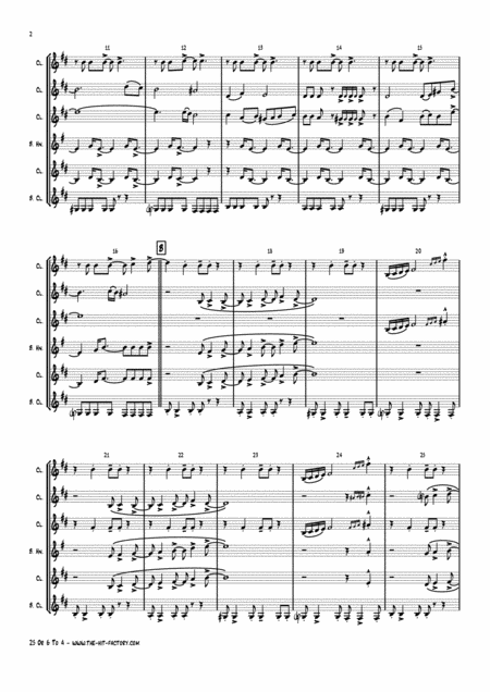 25 Or 6 To 4 Chicago Clarinet Quintet Page 2