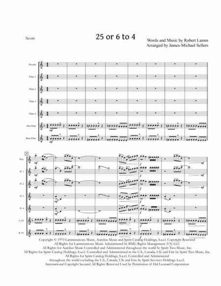 25 Or 6 To 4 For Flute Choir Page 2