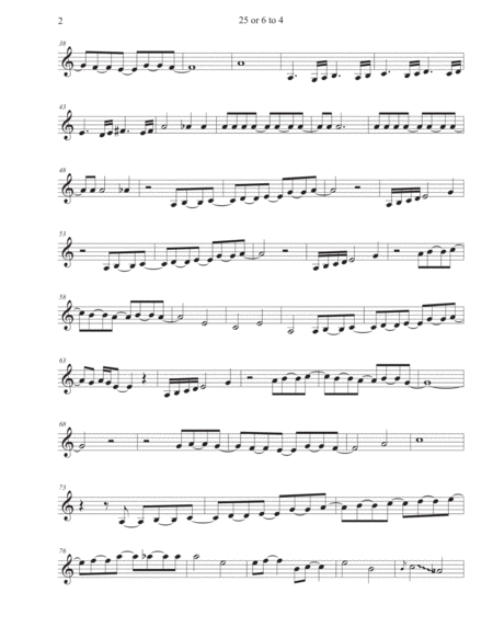 25 Or 6 To 4 Trumpet Gtr Solo Incl Page 2