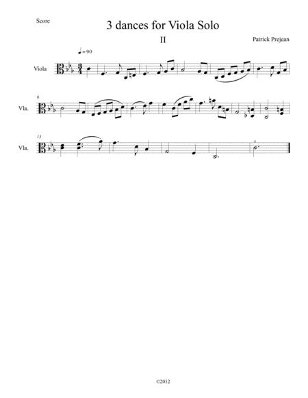 3 Dances For Solo Viola Page 2