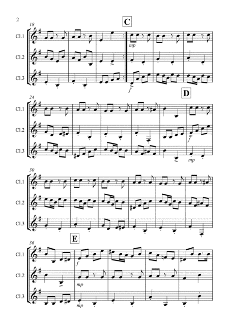 3 Halloween Pieces For Clarinet Trio Page 2