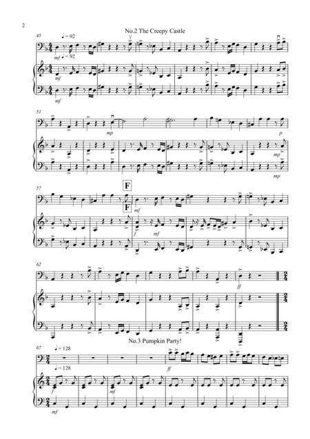 3 Halloween Pieces For Double Bass And Piano Page 2