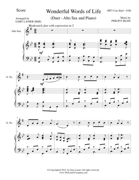 3 Hymns Of Encouragement For Alto Sax And Piano With Score Parts Page 2