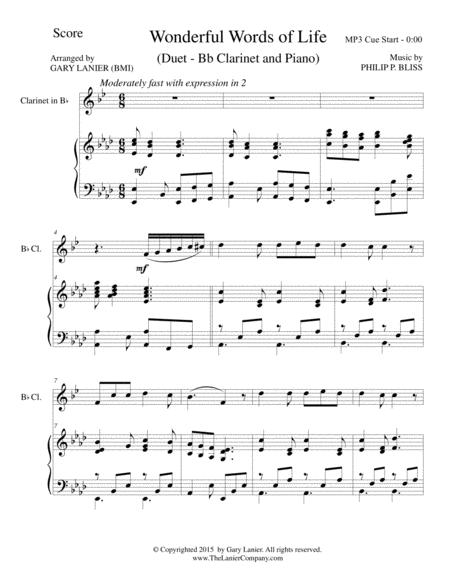 3 Hymns Of Encouragement For Bb Clarinet And Piano With Score Parts Page 2