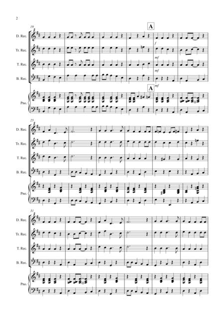 3 Jazzy Christmas Pieces For Recorder Quartet Page 2
