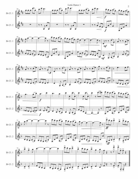 3 Latin Dances For Clarinet Duet Page 2