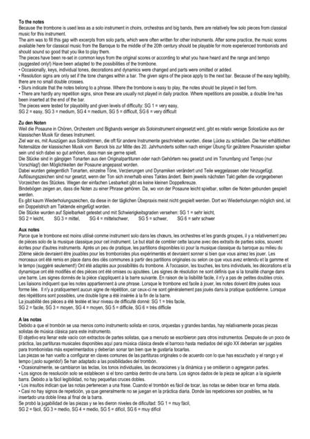 33 Pieces Grade 3 Of 6 Easy To Difficult Stcke Trombone Solo Posaune Trombone Solo Posaune Soli Stck Stcke Piece Pieces Trombn Harsona Trombonas Tromb Page 2