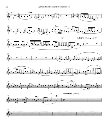 3rd Horn Part To Der Geist Transcription Page 2