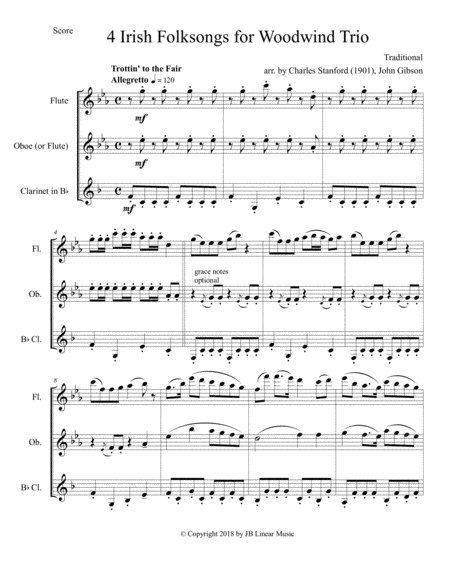 4 Irish Folksongs For Woodwind Trio Page 2