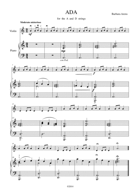 4 Little Pieces For Beginning Violinists Piano Page 2