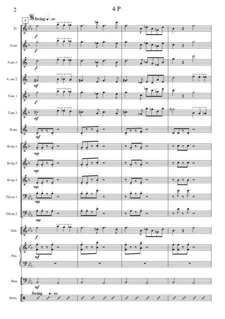 4 P Swan Lake Jazz Page 2