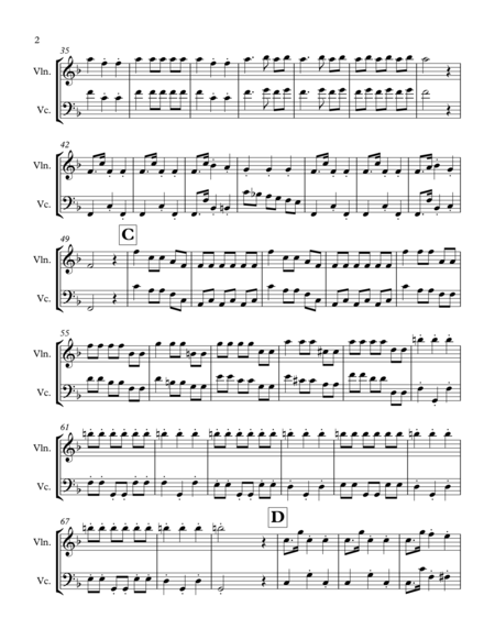 4 Seasons Autumn The Hunt Violin Cello Page 2