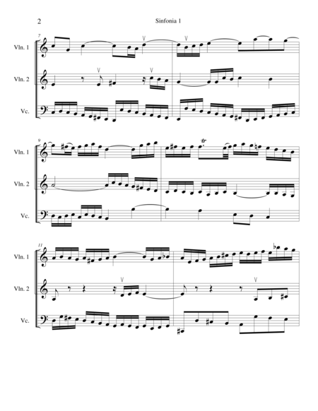 5 Sinfonias For String Trio Page 2