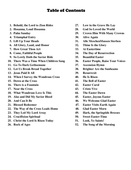 52 Easter Hymns For The Solo Performer Horn Page 2