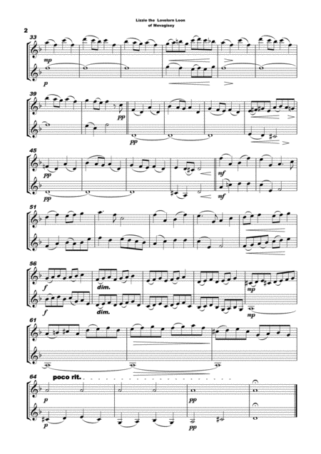 6 Concert Duets For Clarinet In A Classical Style Page 2