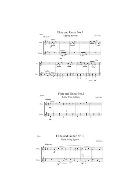 6 Easy Duets For Flute Guitar Page 2