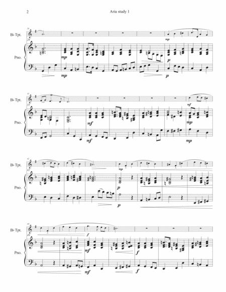 6 Trumpet Aria Studies For Bb Trumpet And Piano Page 2