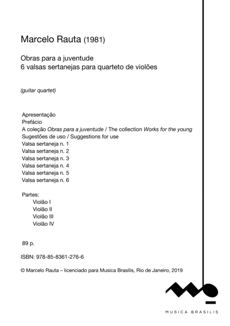 6 Valsas Sertanejas Para Quarteto De Violes Page 2